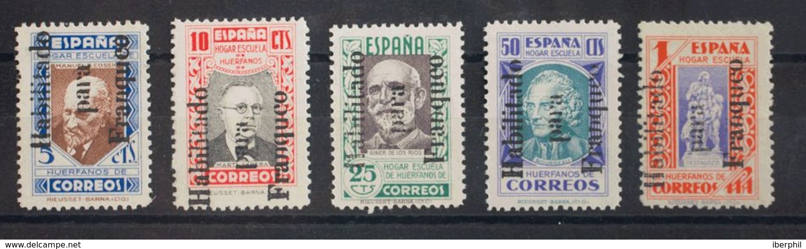 **NE9/13. 1937. Serie Completa. NO EMITIDA. MAGNIFICA. Edifil 2018: 39 Euros - Autres & Non Classés