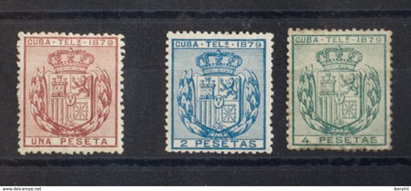 (*)46/48. 1879. Serie Completa. Muy Bien Centrada. MAGNIFICA. Edifil 2018: 30 Euros - Cuba (1874-1898)