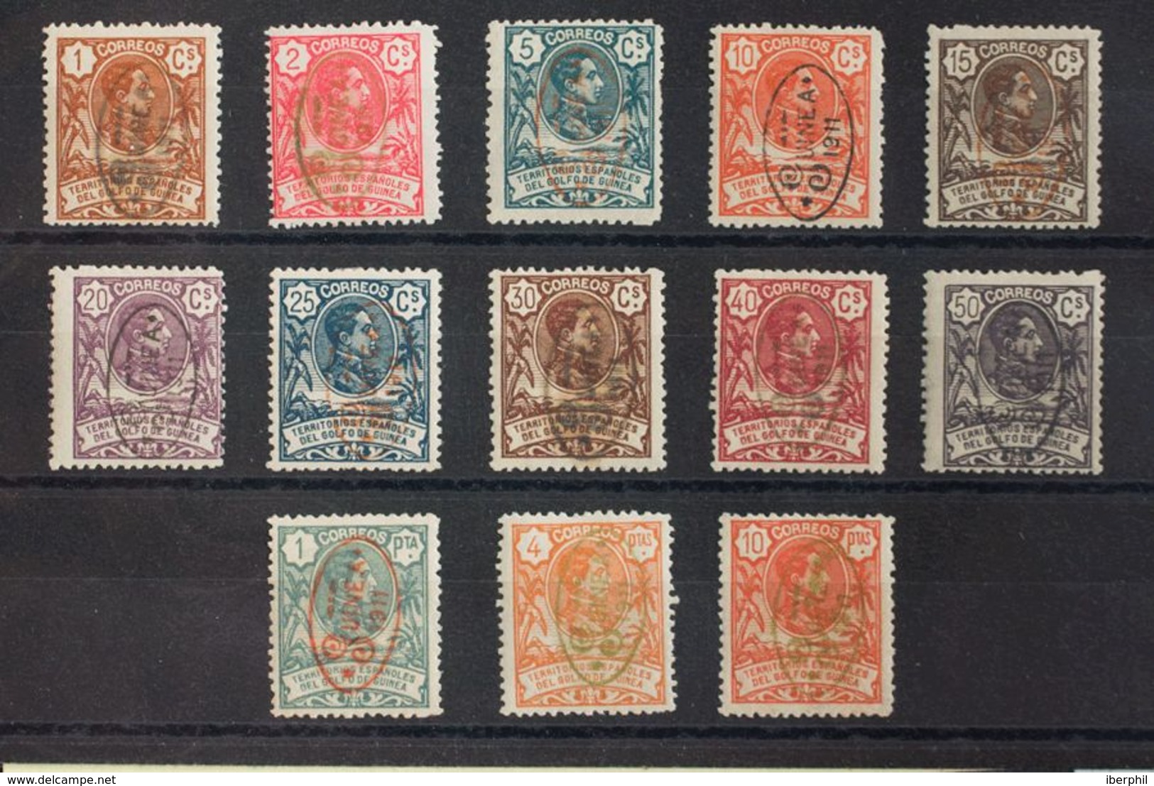 *72/84. 1911. Serie Completa. MAGNIFICA. Edifil 2018: 215 Euros - Guinea Espagnole