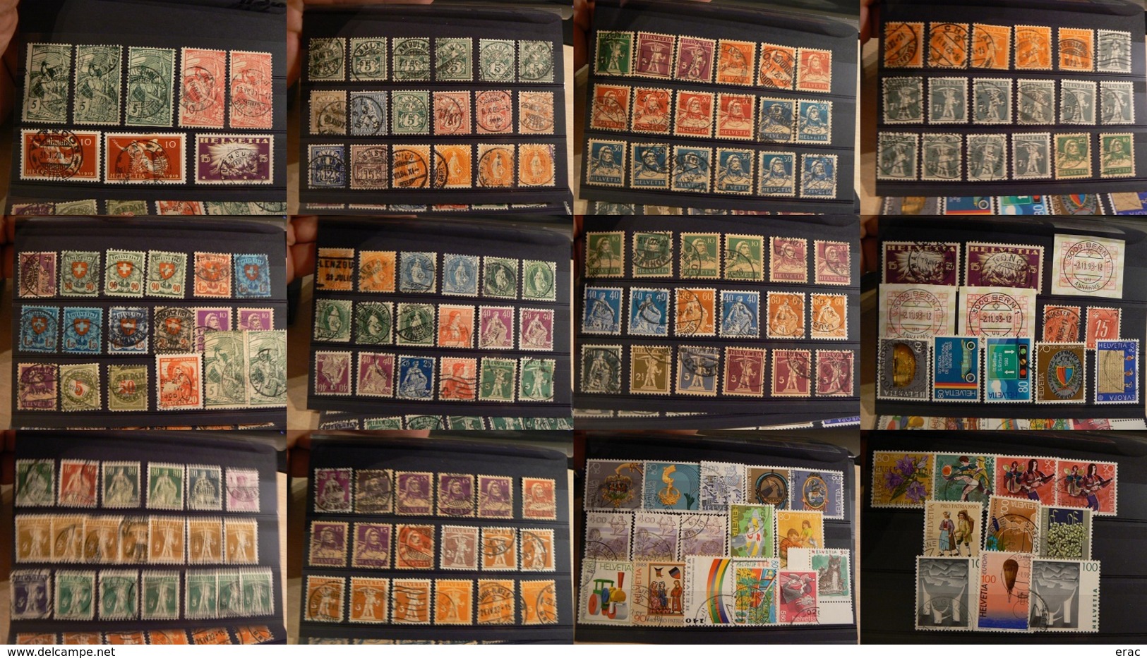 Lot De Timbres De Suisse - Collections (sans Albums)