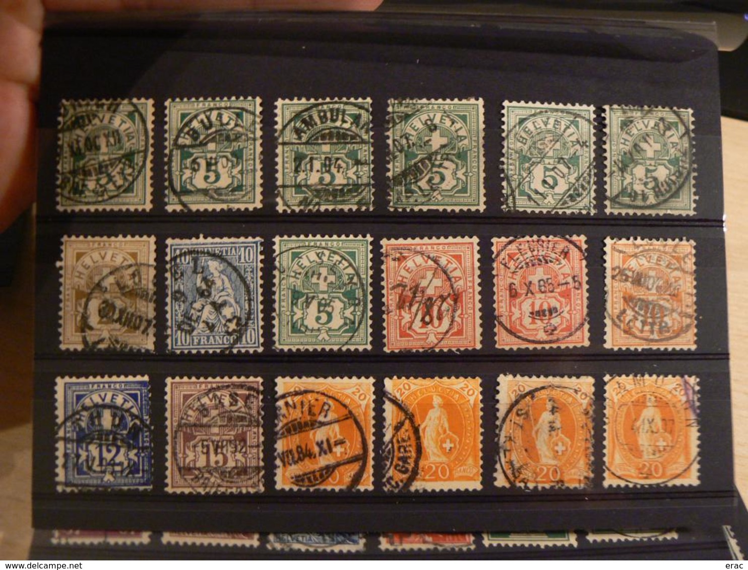 Lot De Timbres De Suisse - Collections (sans Albums)