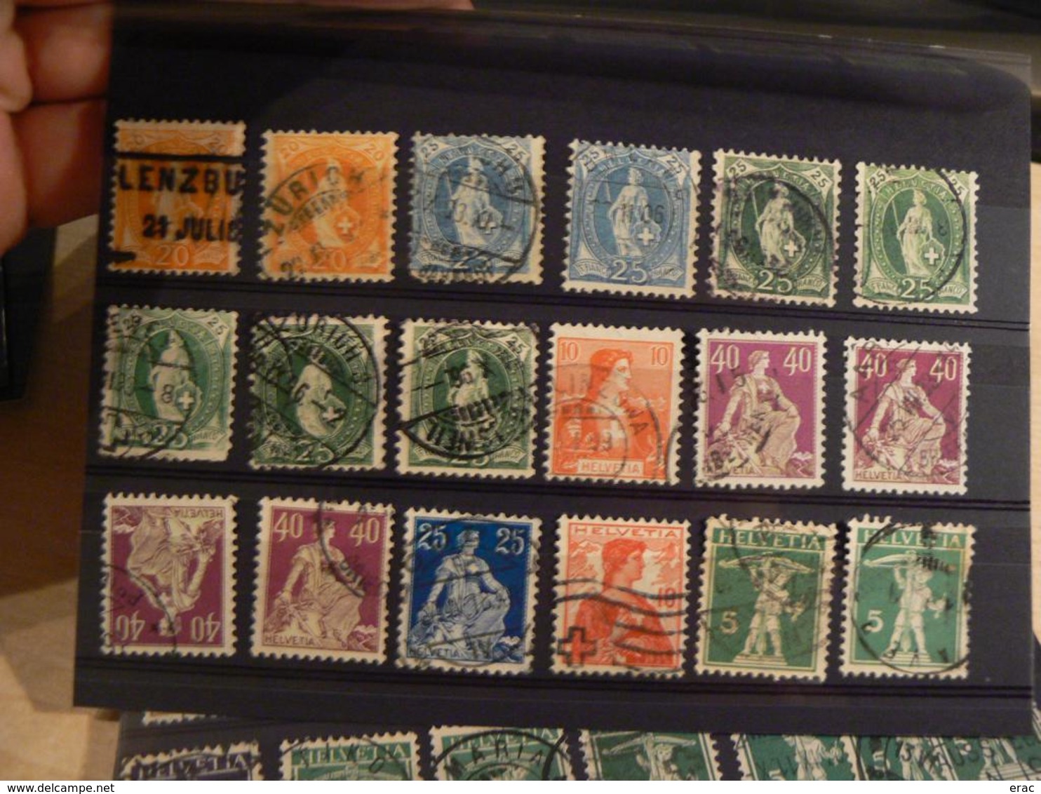 Lot De Timbres De Suisse - Collections (sans Albums)