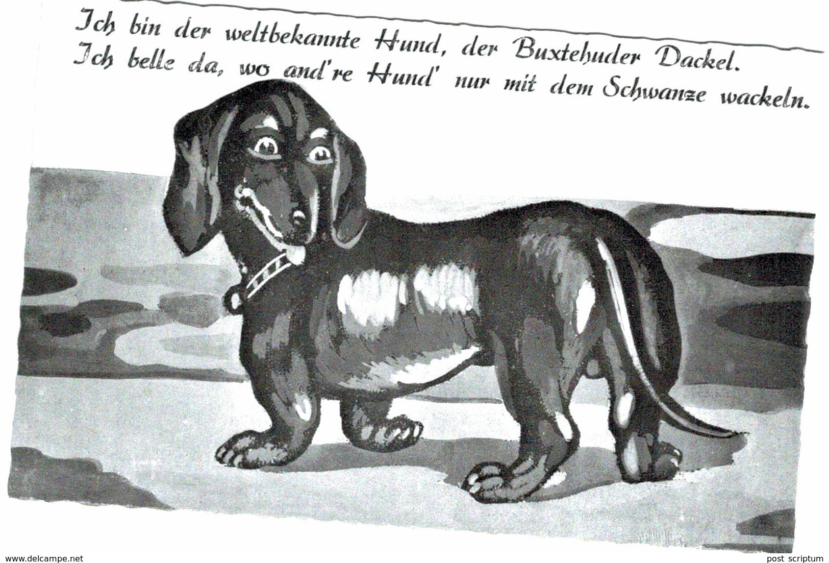 Allemagne - Buxtehude Hund - Schmied - 3 Karte - Buxtehude