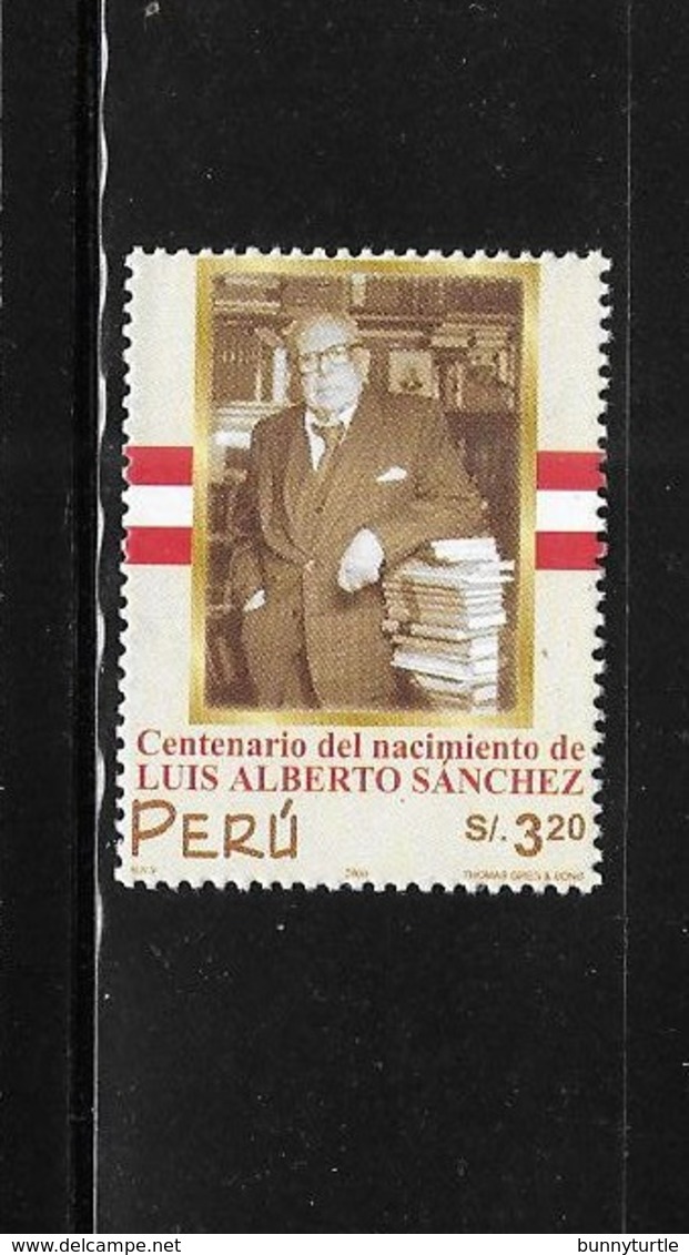 Peru 2000 Luis Alberto Sanchez Politician MNH - Peru