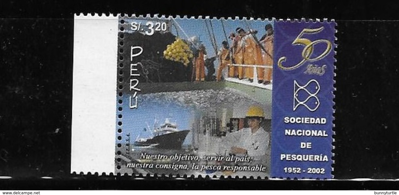 Peru 2002 National Fisheries Society 50th Anniversary MNH - Peru