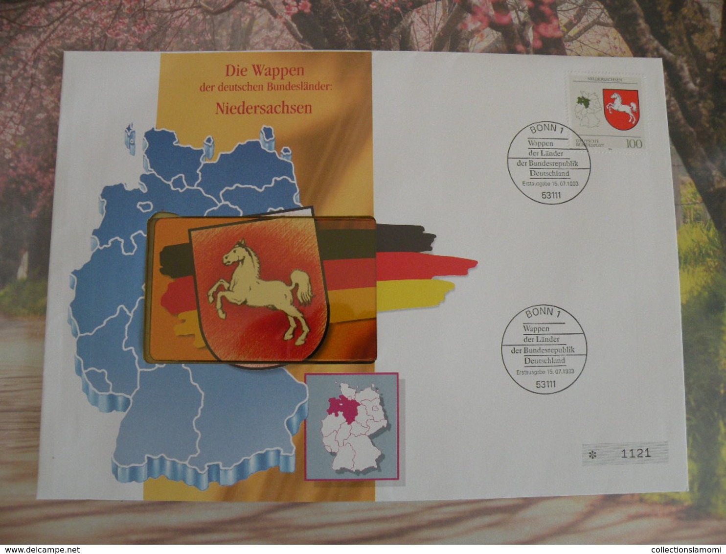 Télécartes Neuf FDC > Régionales Et Armoiries - Niedersachsen - 15.7.1993 - FDC 1er Jour - R-Series : Regions