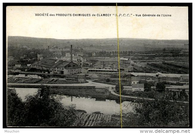 Clamecy: Société Des Produits Chimiques, Vue Générale De L'usine - Clamecy