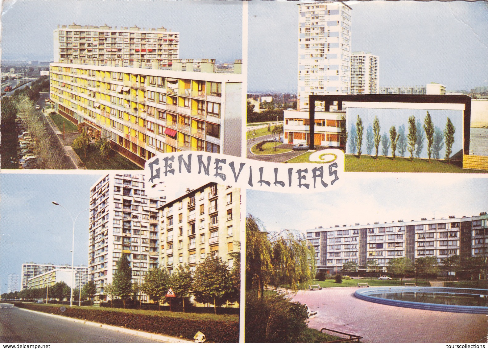 CPSM 92 @ GENNEVILLIERS @ Les Immeubles Vers 1969 - Gennevilliers