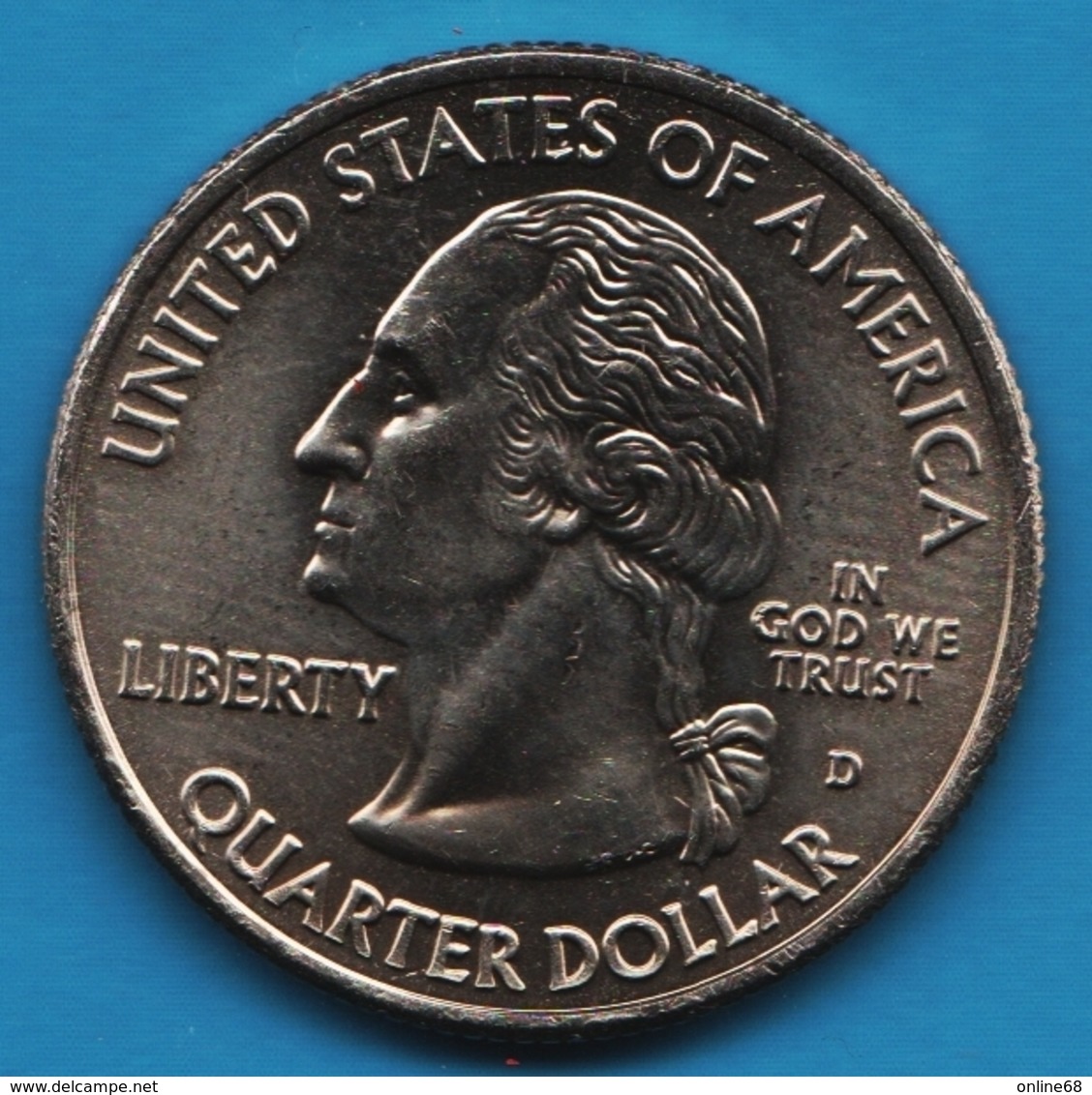 USA ¼ Dollar Washington Quarter 2009 D GUAM GUAHAN - 1999-2009: State Quarters