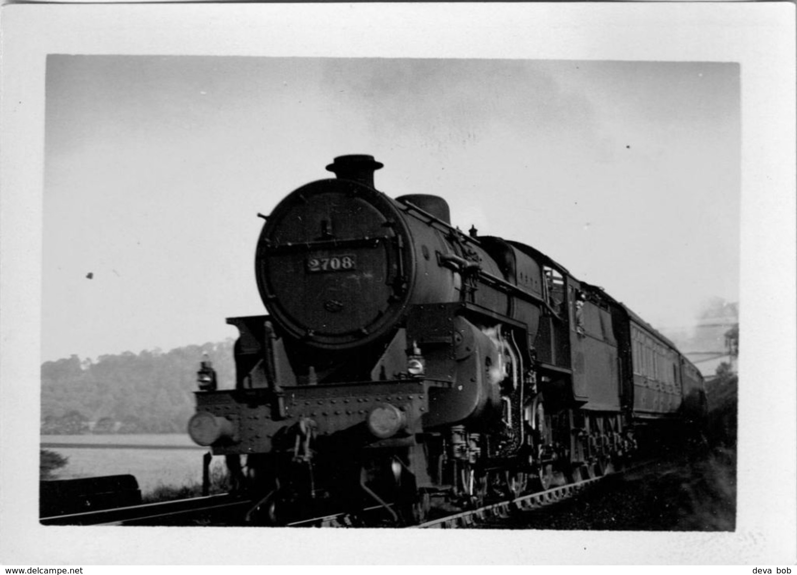 Railway Photo LMS Horwich Crab 2708 Hughes 2-6-0 Loco - Trains