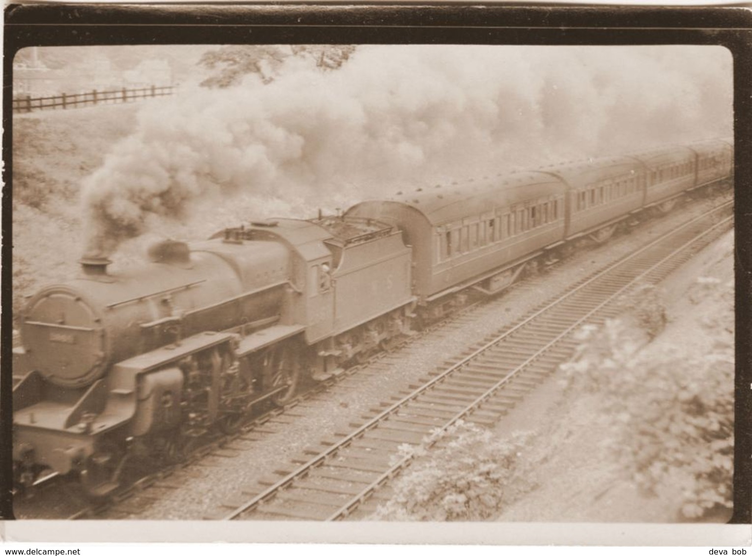 Railway Photo LMS Horwich Crab 2860 Hughes 2-6-0 Loco - Trains