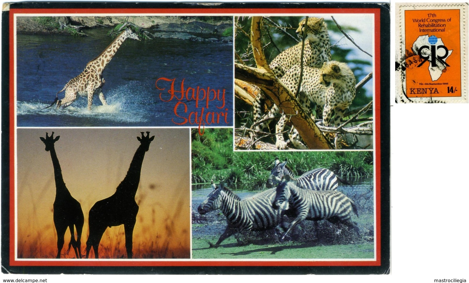 KENYA  KENIA  Happy Safari  Animals Nice Stamp - Kenia