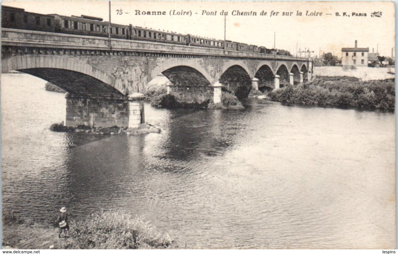 42 - ROANNE --  Pont Du Chemin De Fer Sur La Loire - Riorges