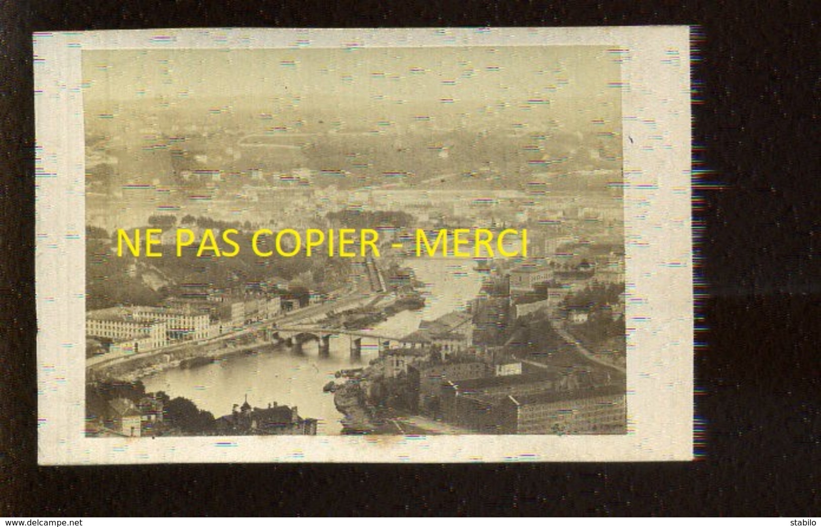 LYON (RHONE) - COTE DE VAISE 1866 - FORMAT 9.5 X 6.3 CM - Lieux