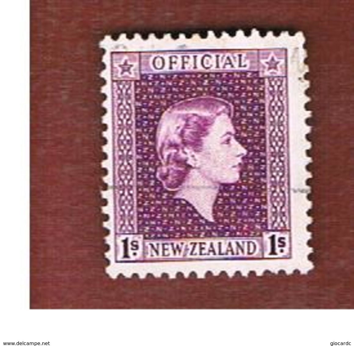 NUOVA ZELANDA (NEW ZEALAND) - SG O166 OFFICIAL STAMPS - 1954   QUEEN ELIZABETH II    -  USED° - Servizio