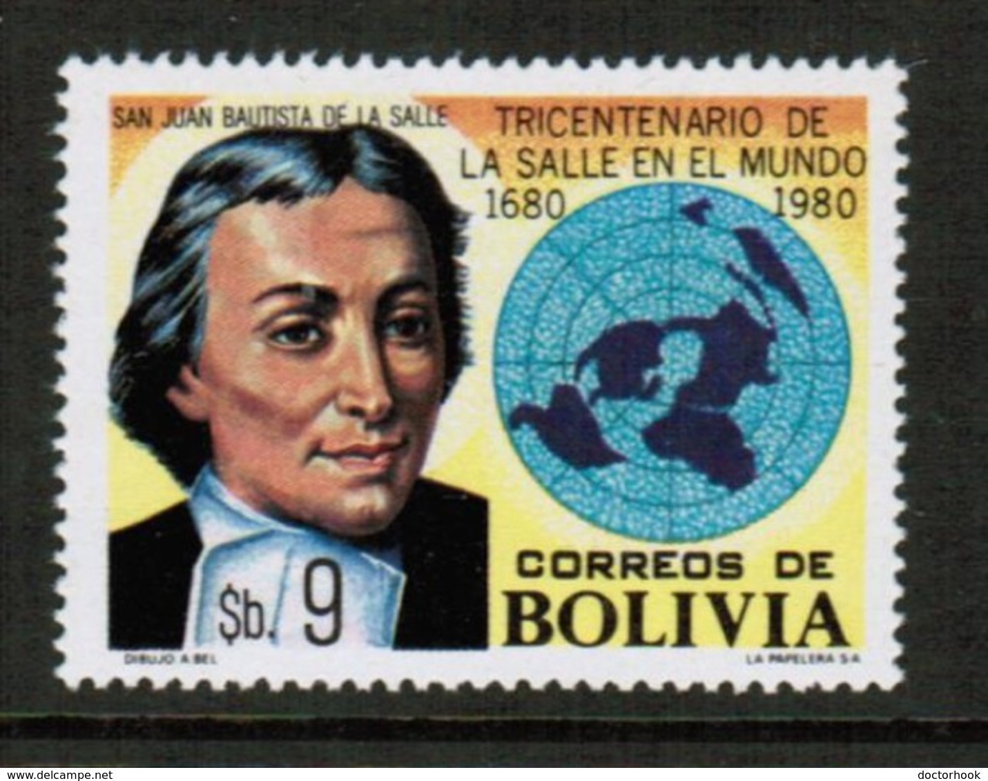 BOLIVIA  Scott # 653** VF MINT NH (Stamp Scan # 416) - Bolivia