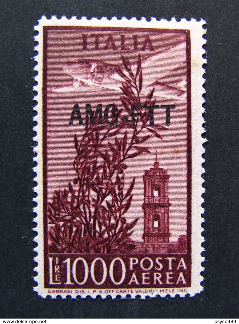 ITALIA Trieste Aerea AMG-FTT -1949-52- "Campodoglio" £. 1000 MNH** (descrizione) - Correo Aéreo