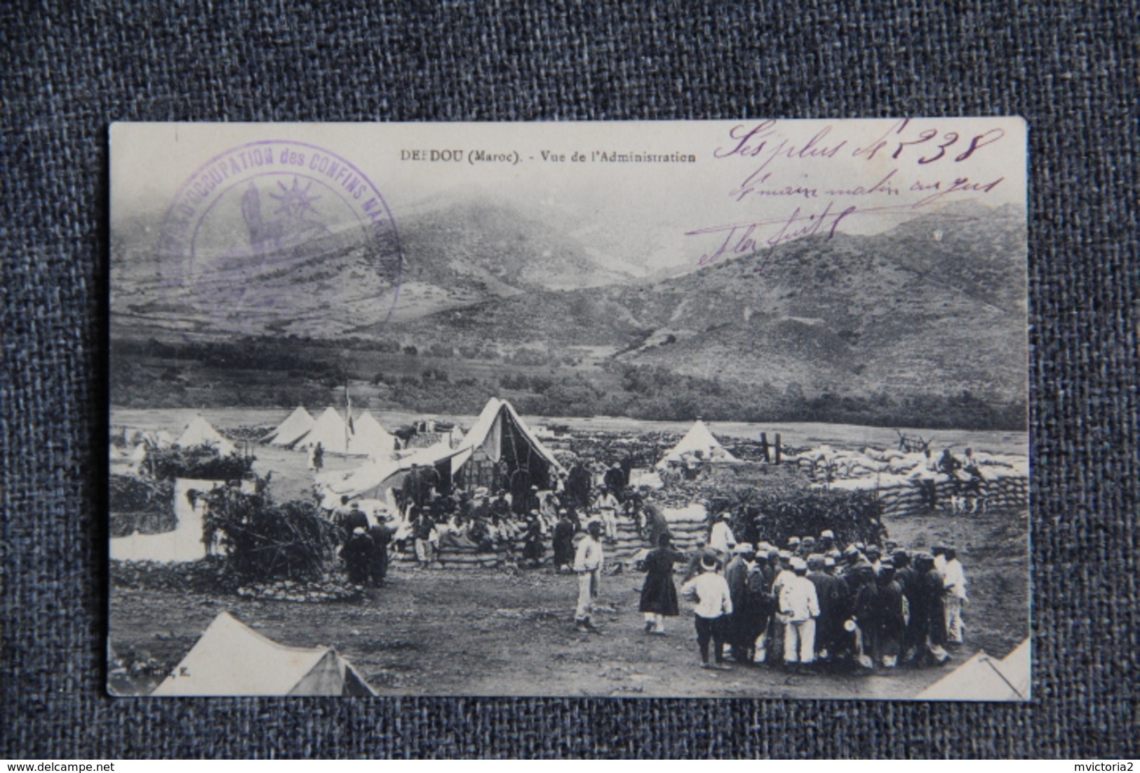 MILITARIA - MAROC, DEEDOU , 1911 , Vue De L'administration. - Guerres - Autres