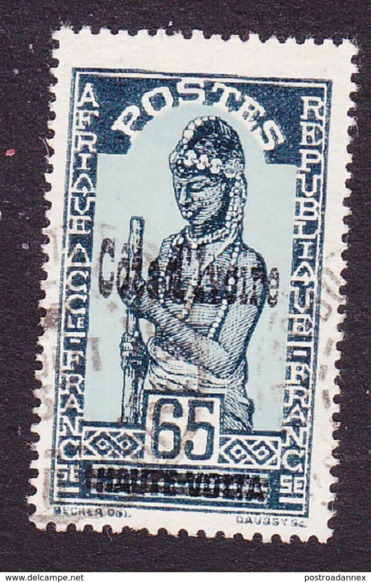 Ivory Coast, Scott #105, Used, Stamps Of Upper Volta Overprinted, Issued 1933 - Oblitérés