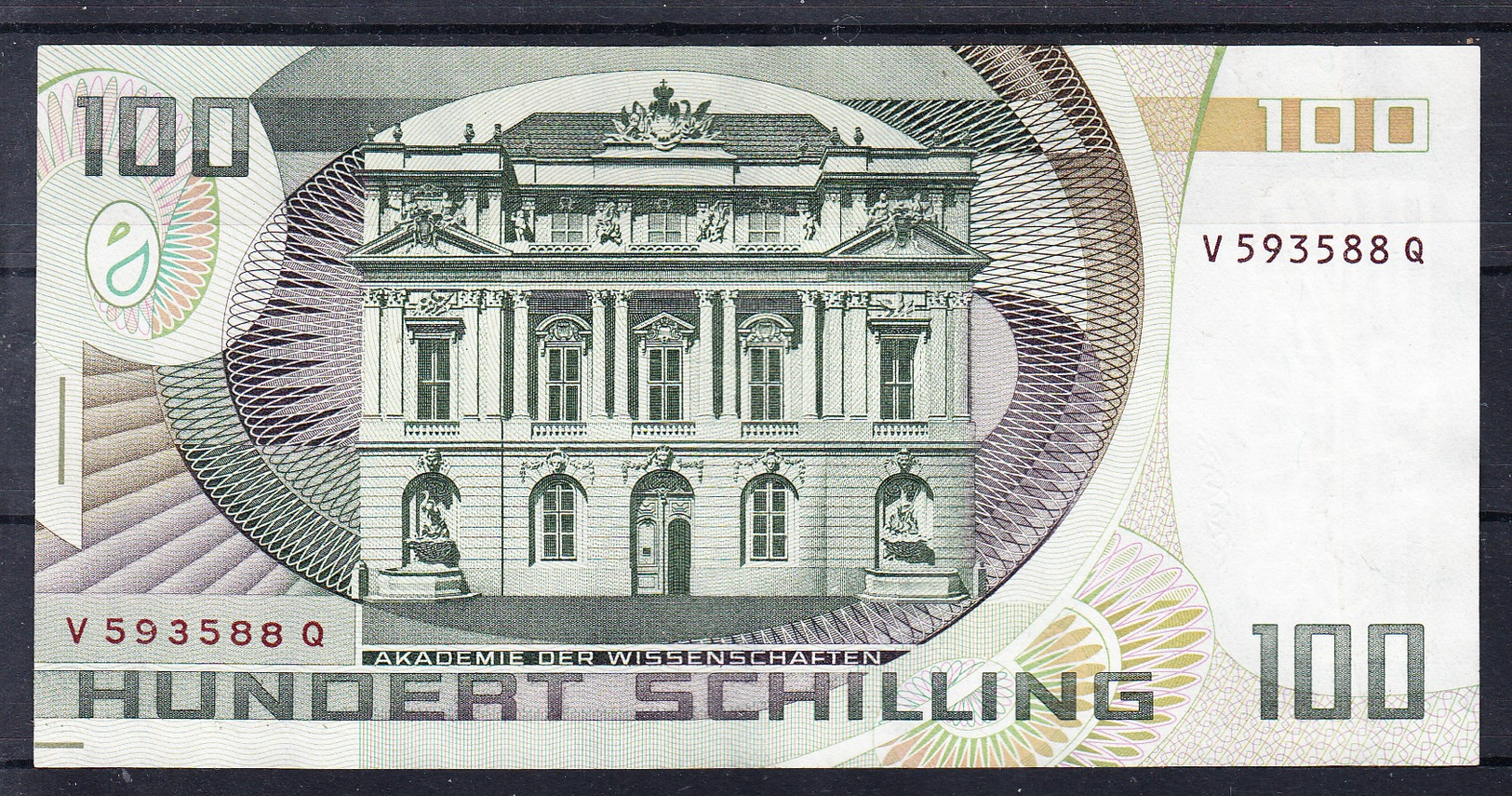 AUSTRIA 1984. EUGEN BÖHM-BAWERK 100 SCHILLING    EBC VERY FINE. .B1177 - Austria