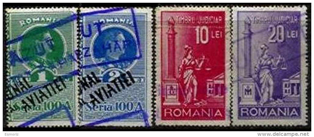 ROMANIA, Justice Fees, Used, F/VF - Fiscaux