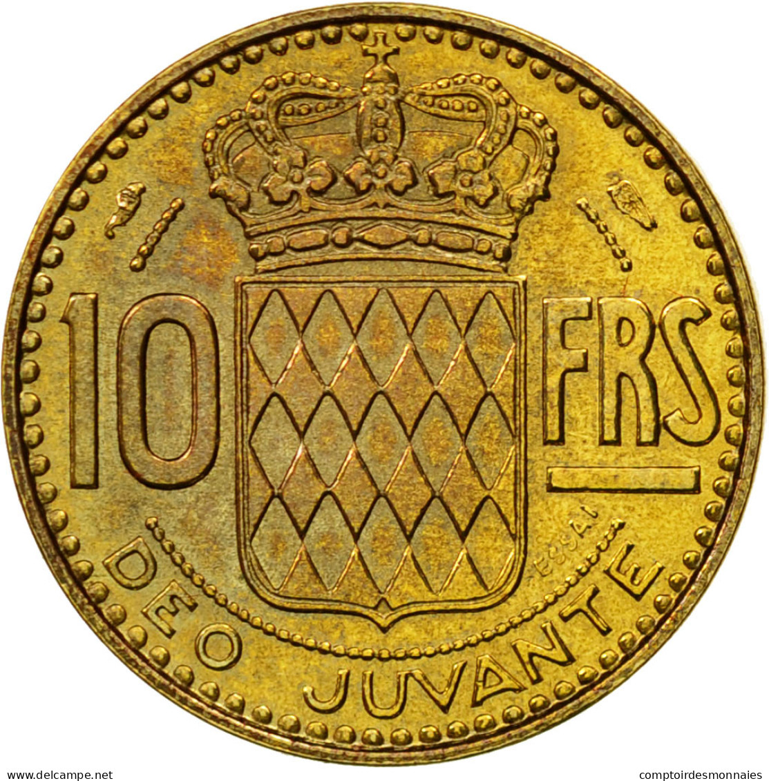 Monnaie, Monaco, Rainier III, 10 Francs, 1950, Paris, ESSAI, SUP+ - 1949-1956 Franchi Antichi