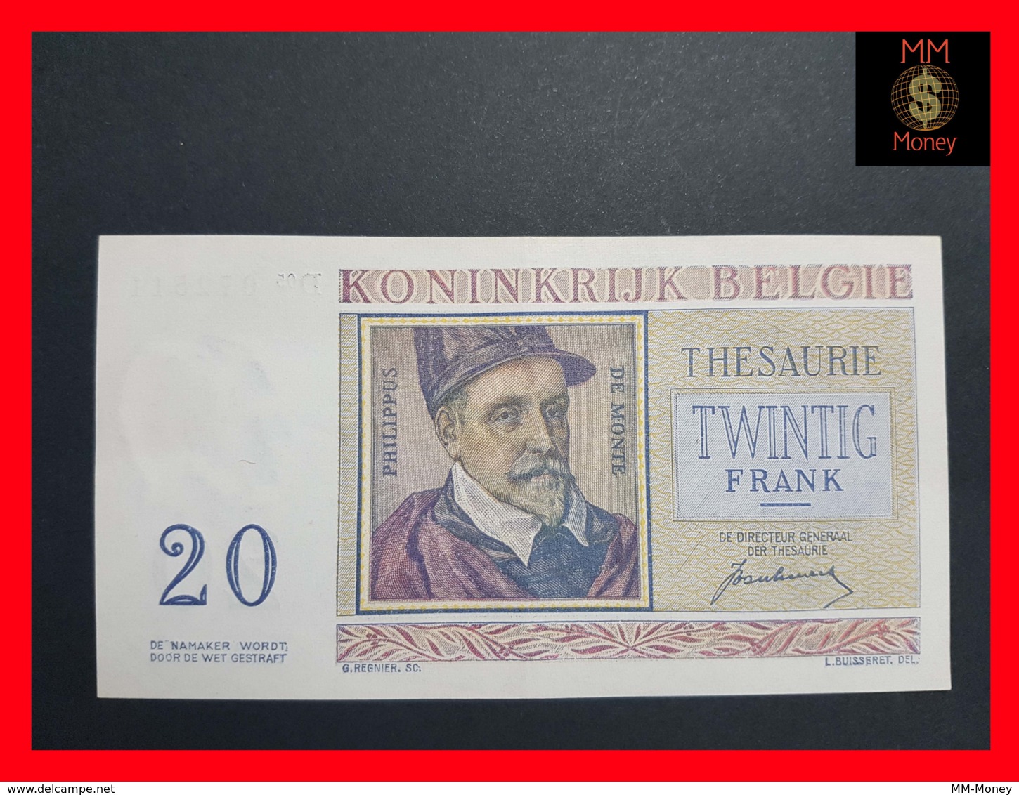 BELGIUM 20 Francs 1.7.1950  P. 132 A AU - Otros & Sin Clasificación