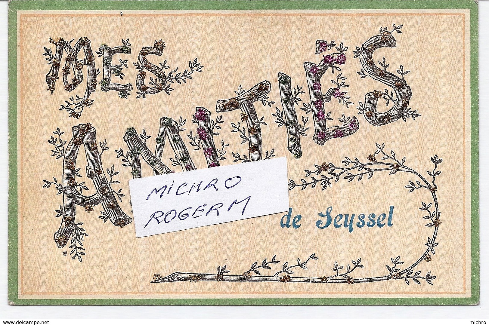 01/74 SEYSSEL "Mes AMITIES De SEYSSEL". - 090718 - Seyssel