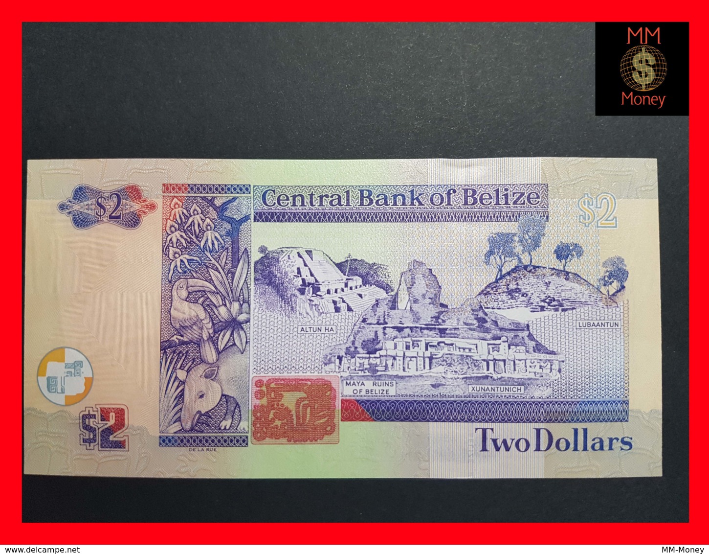 BELIZE 2  $  1.11.2014  P. 66 E  UNC - Belize