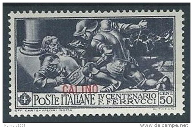 1930 EGEO CALINO FERRUCCI 50 CENT MH * - RR13569 - Egée (Calino)