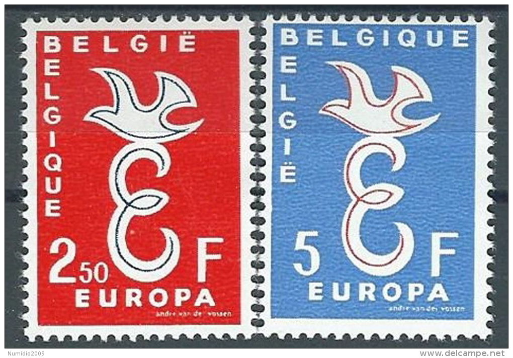 1958 EUROPA BELGIO MH * - EV - 1958
