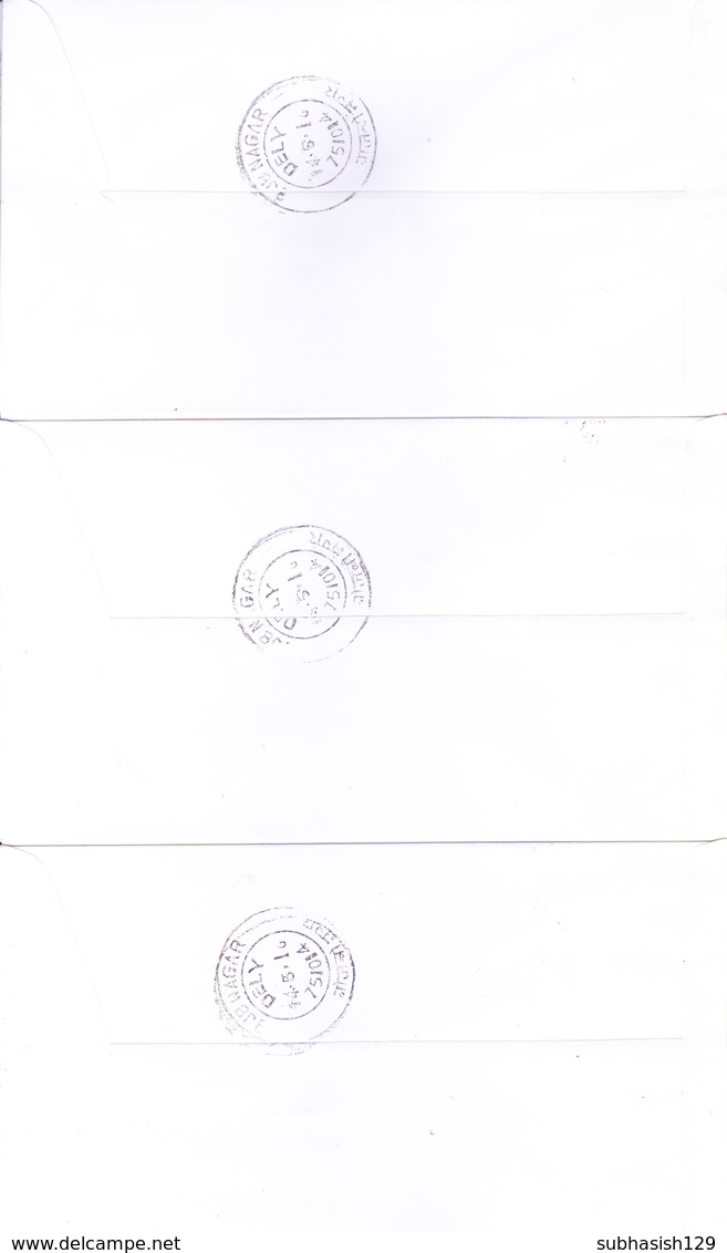 BHUTAN : COMMERCIAL COVER : POSTED FROM PHUENSHOLING GPO FOR INDIA : AUSPICIOUS SYMBOL, BUDDHA / BUDDHISM : 8V SET - Bhutan