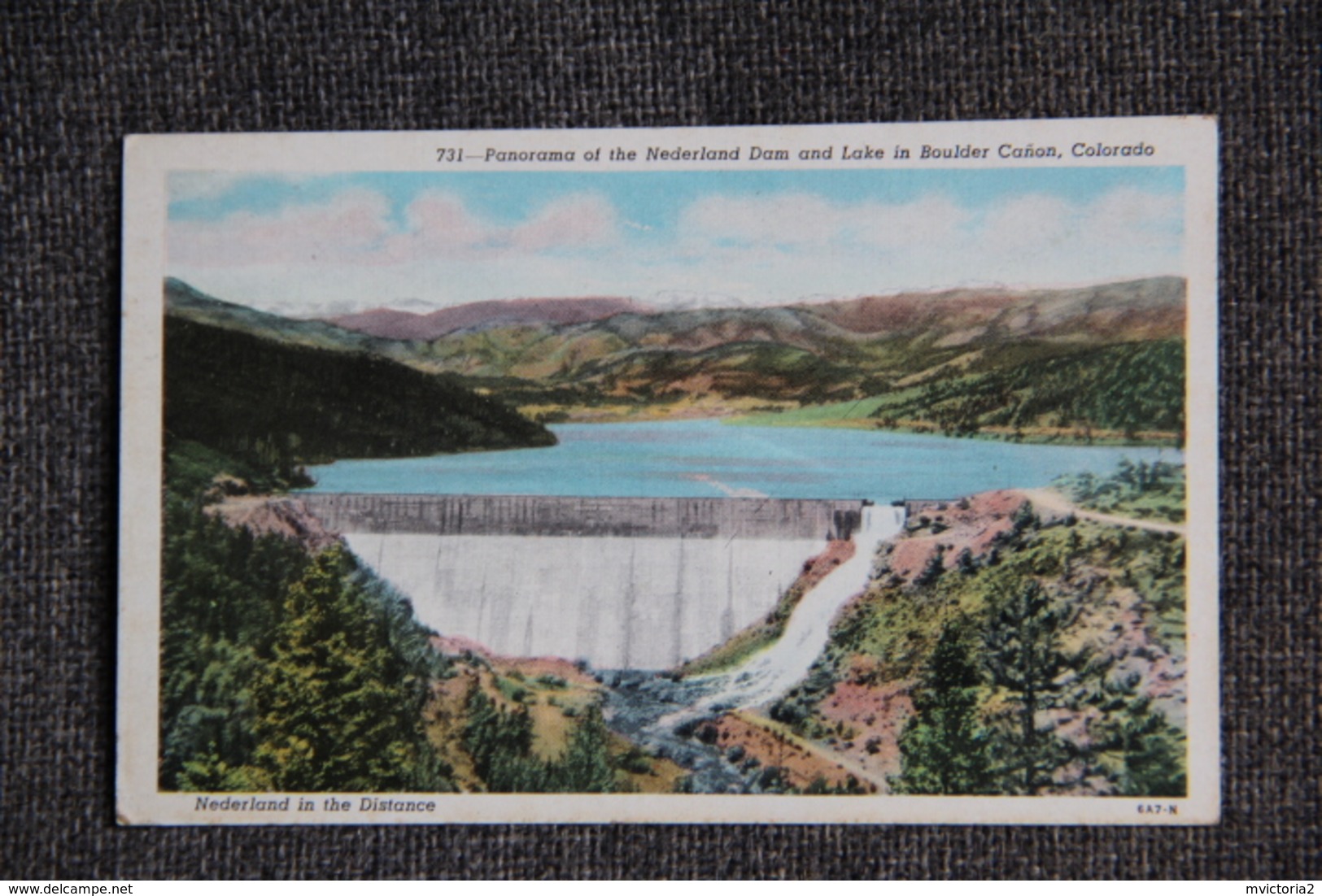 Panorama Of The Nederland Dam And Lake In Boulder Canion - Colorado Springs