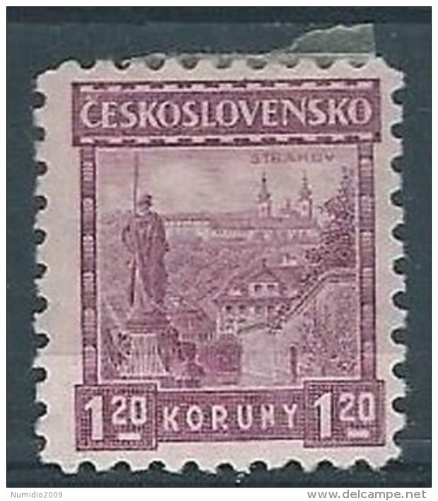 1926 CECOSLOVACCHIA CASTELLI 1,20 K MH * - CZ019 - Nuovi