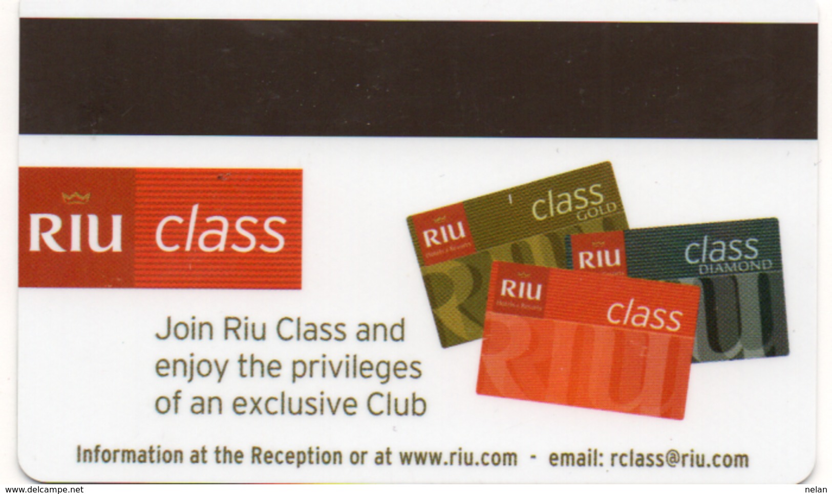 HOTEL-ROOM KEY CARD-RIU HOTELS&RESORT-GRAN CANARIA-SPAGNA - Chiavi Elettroniche Di Alberghi