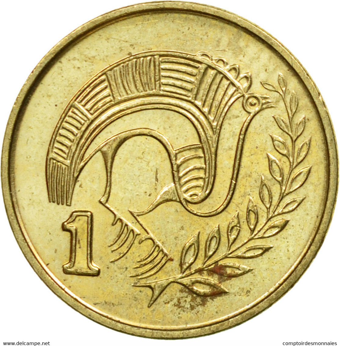 Monnaie, Chypre, Cent, 1998, TTB, Nickel-brass, KM:53.3 - Chypre