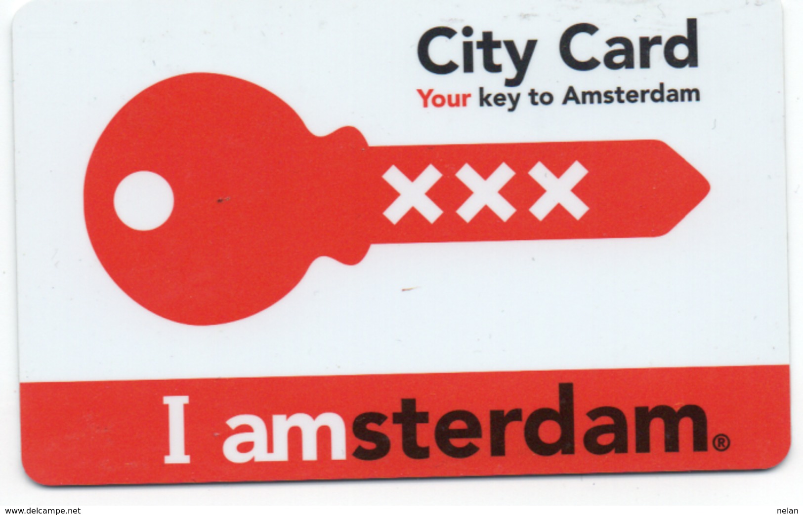 HOTEL-ROOM KEY CARD-CITY CARD AMSTERDAM-HOLAND - Chiavi Elettroniche Di Alberghi