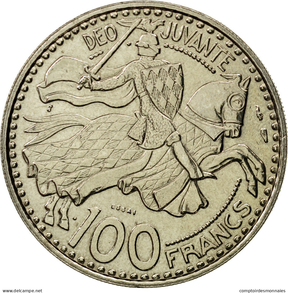 Monnaie, Monaco, Rainier III, 100 Francs, 1950, Paris, ESSAI, SPL - 1949-1956 Francos Antiguos