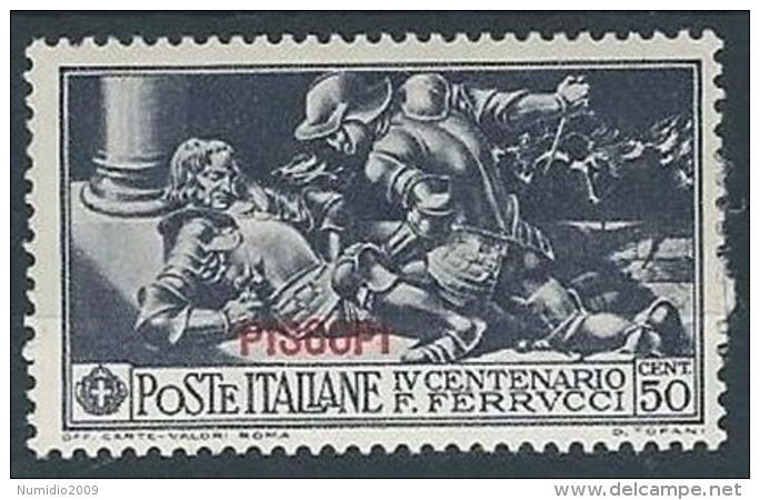 1930 EGEO PISCOPI FERRUCCI 50 CENT MH * - RR13576-3 - Ägäis (Piscopi)