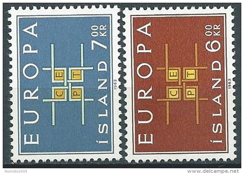 1963 EUROPA ISLANDA MH * - EV - 1963