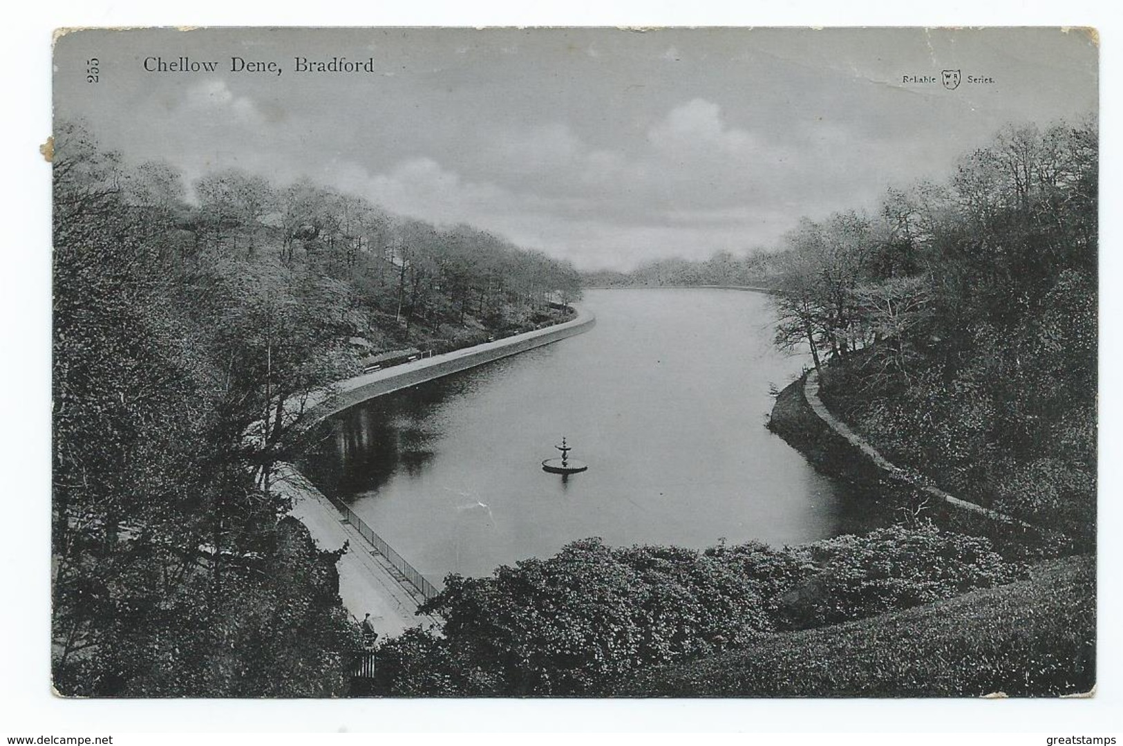 Bradford  Postcard Chellow Dene Rp Posted 1905 Bradford  Squared Circle No.1 Pm - Bradford