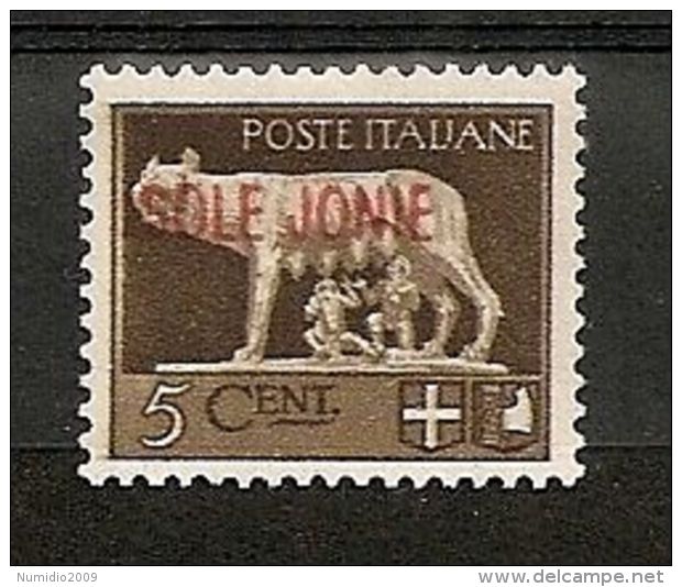 1941 ISOLE JONIE 5 CENT MH * - RR6432 - Îles Ioniennes