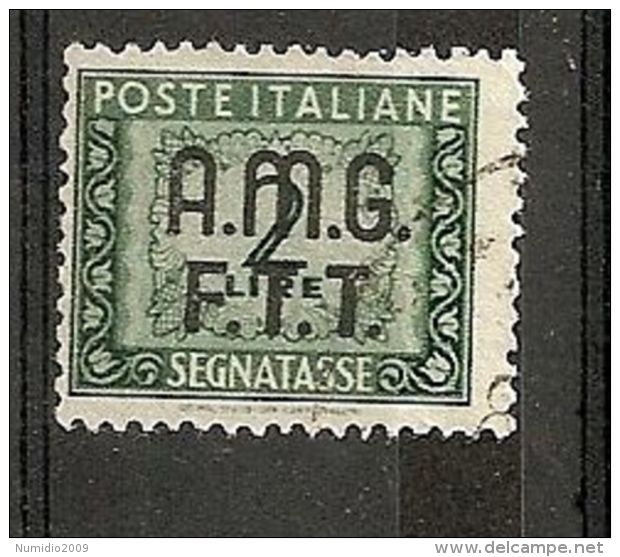 1947-49 TRIESTE A USATO SEGNATASSE 2 LIRE - RR7376-3 - Impuestos