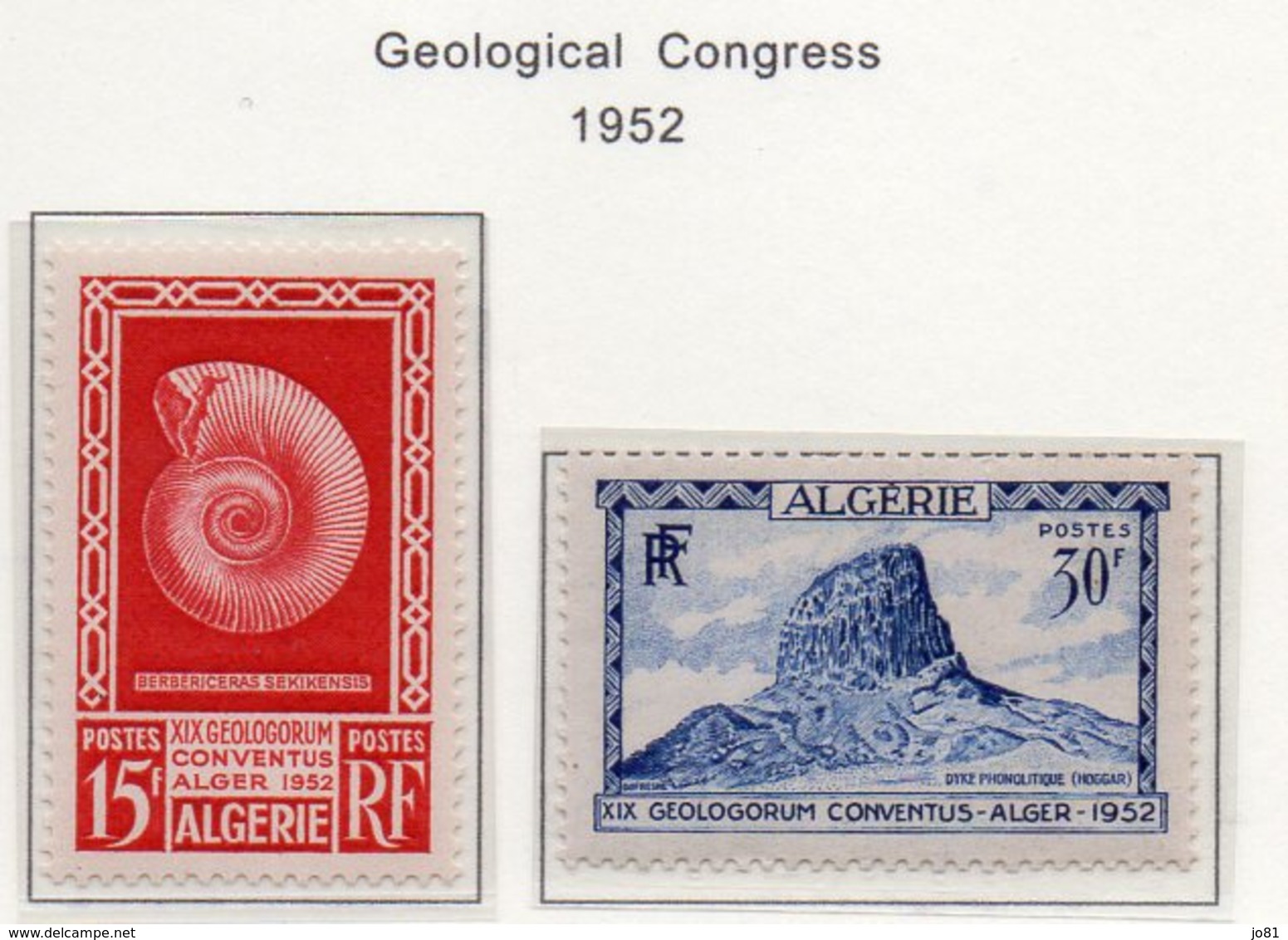 Algérie YT 297-298 XX / MNH - Nuevos