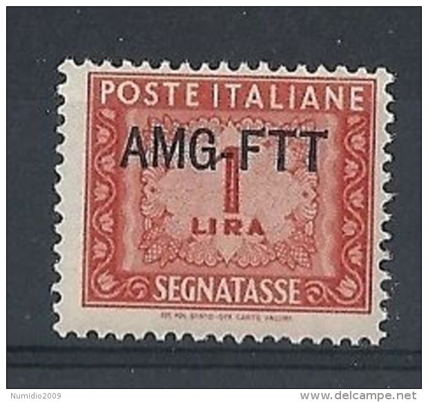 1949-54 TRIESTE SEGNATASSE 1 &pound; MNH ** - RR8049 - Postage Due
