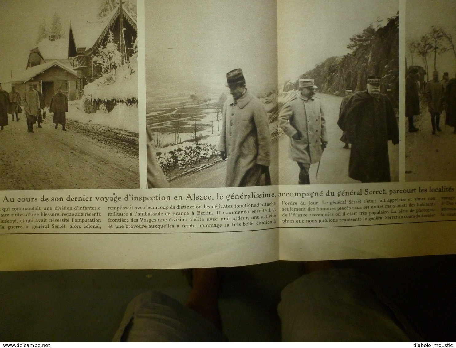 1916 LE MIROIR:Sous-marin E-12 à Moudros (Grèce);Hartmannswillerkopf;Israèlites Serbes,syriens à Ajaccio;Leskovatz;etc - Francese