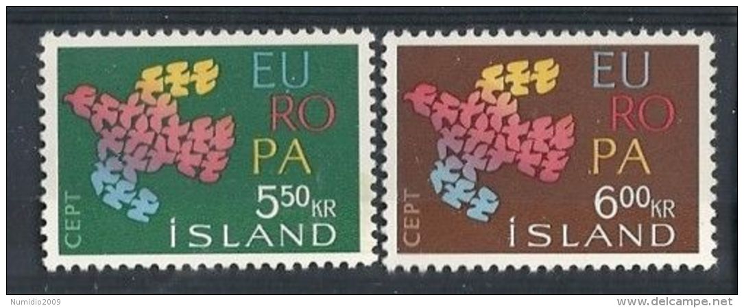 1961 EUROPA ISLANDA MH * - EU002 - 1961