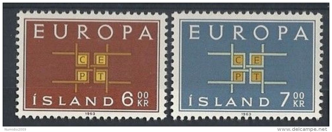 1963 EUROPA ISLANDA MH * - EU013 - 1963