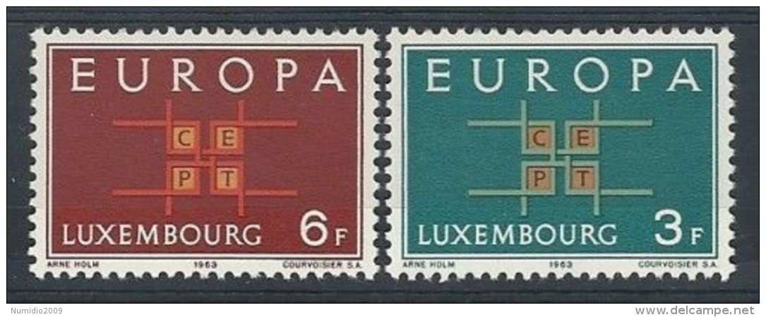 1963 EUROPA LUSSEMBURGO MH * - EU012 - 1963