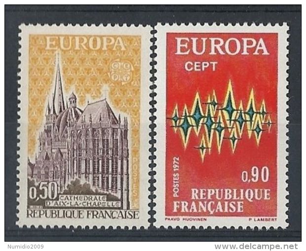 1972 EUROPA FRANCIA MNH ** - EU047 - 1972